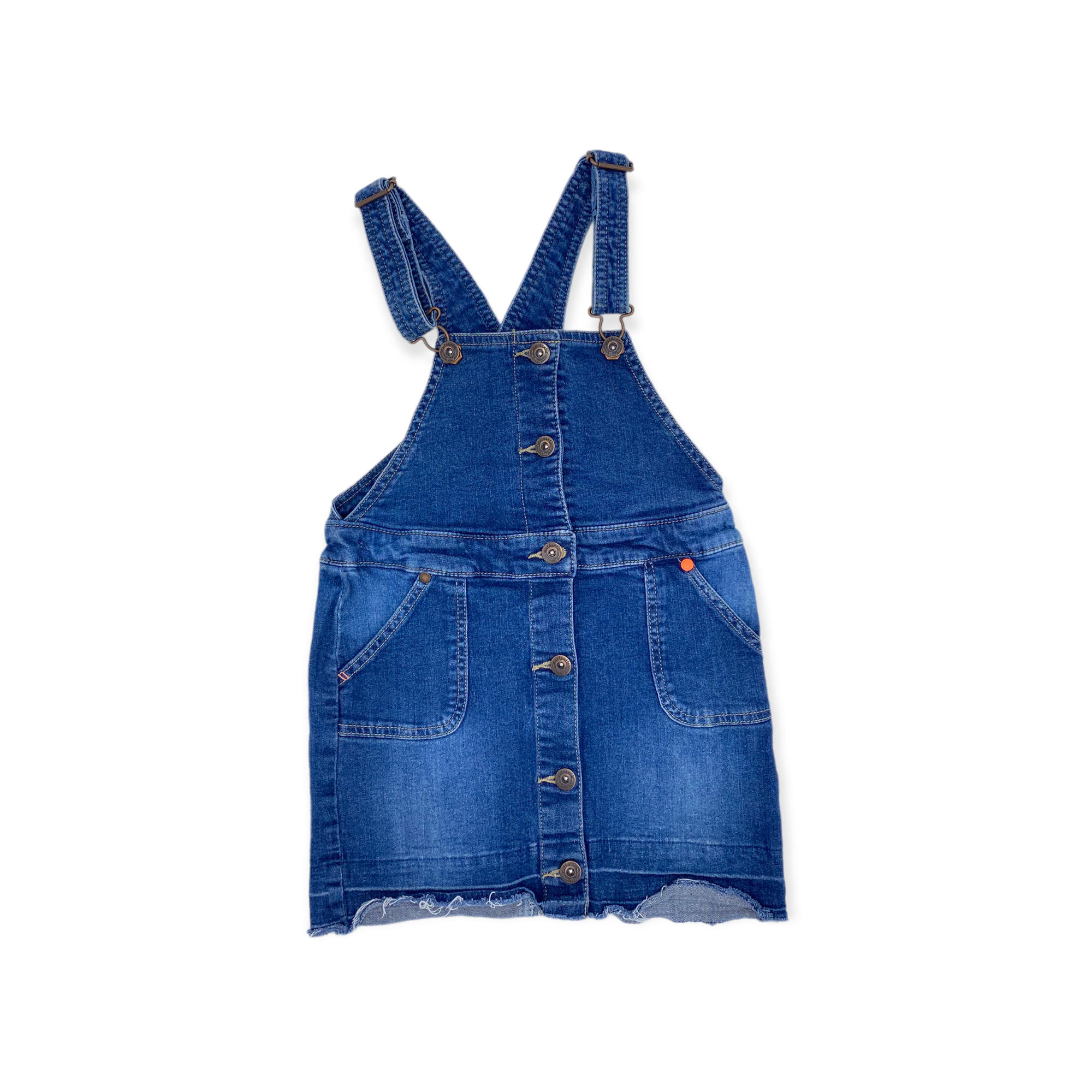 Next jeans latzkleid 128