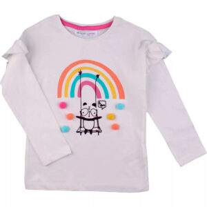 Minoti Langarmshirt Regenbogen 116