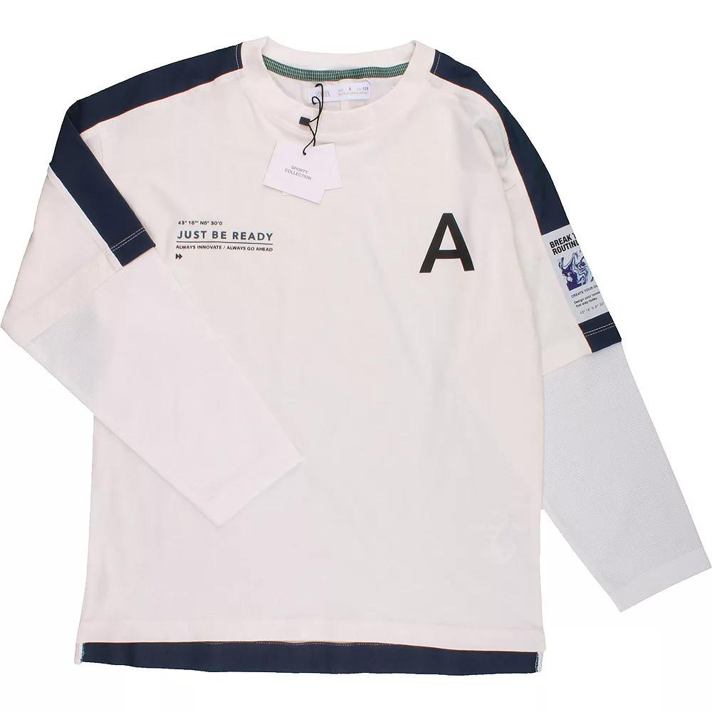 Zara Langarmshirt Sporty 128