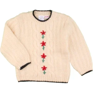 Zara Strickpullover Blumen 98